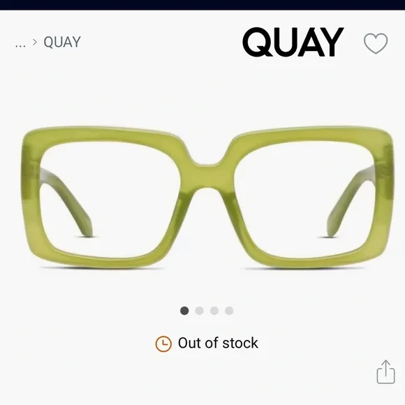 🌻NWT QUAY Total Vibe Blue Light Glasses🌻 - Picture 1 of 4